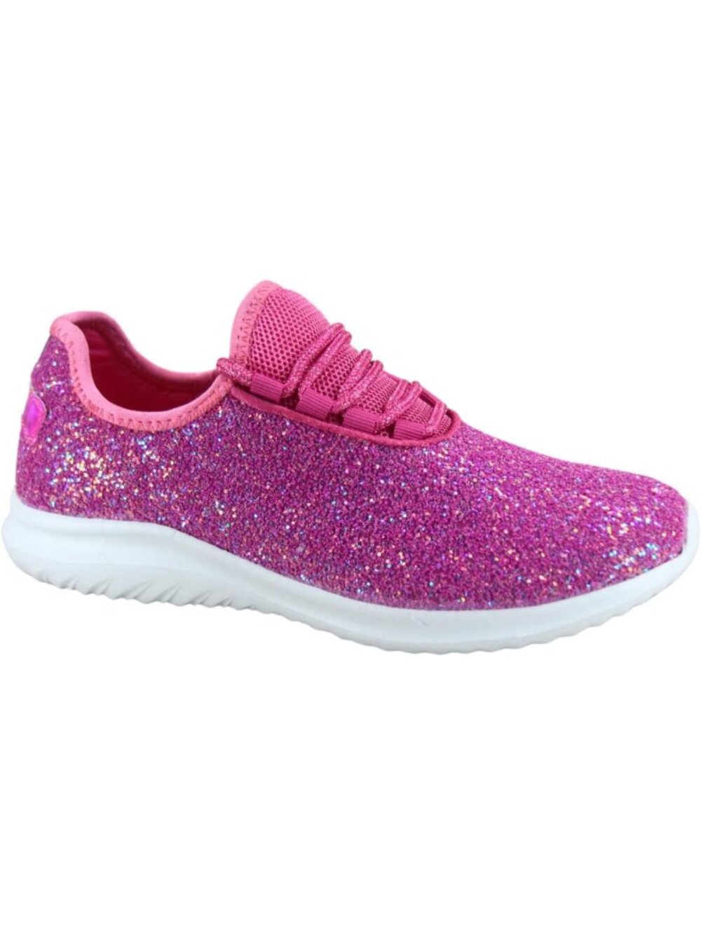 Stylish Glitter Walking Sneakers for Women - Trendy Casual Athletic Shoes